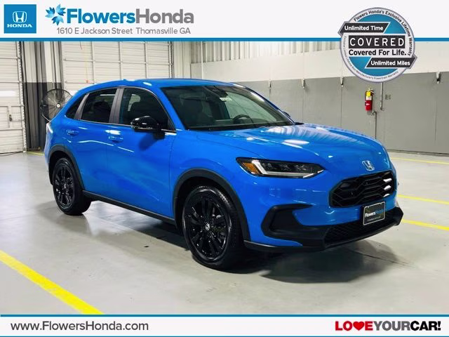 2026 Boost Blue Pearl Honda HR-V Sport SUV