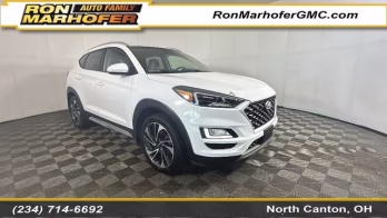 2019 Dazzling White Hyundai Tucson Sport AWD SUV