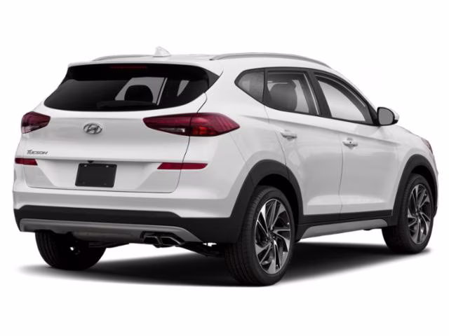 2019 Dazzling White Hyundai Tucson Sport AWD SUV