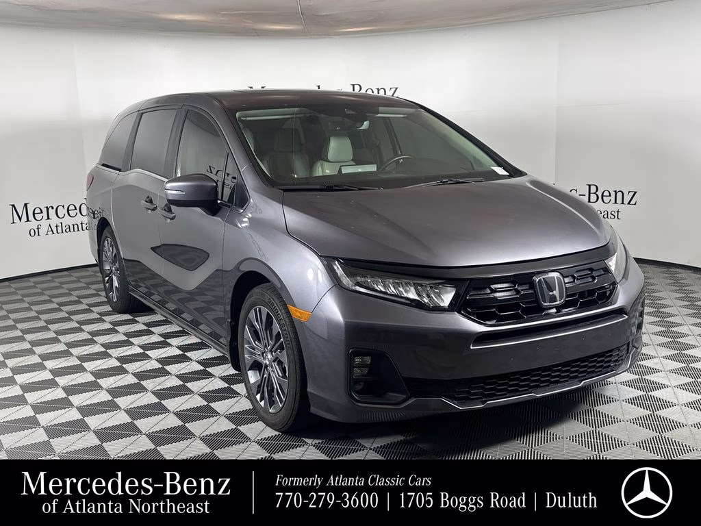 2025 Modern Steel Metallic Honda Odyssey Touring FWD Van
