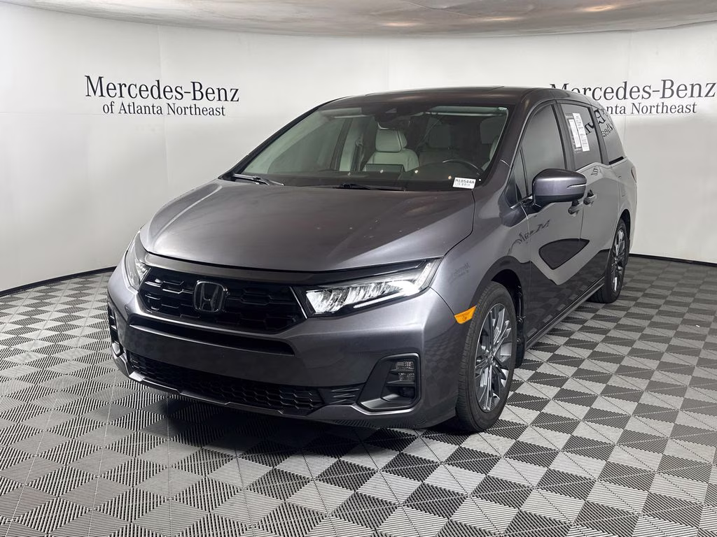 2025 Modern Steel Metallic Honda Odyssey Touring FWD Van