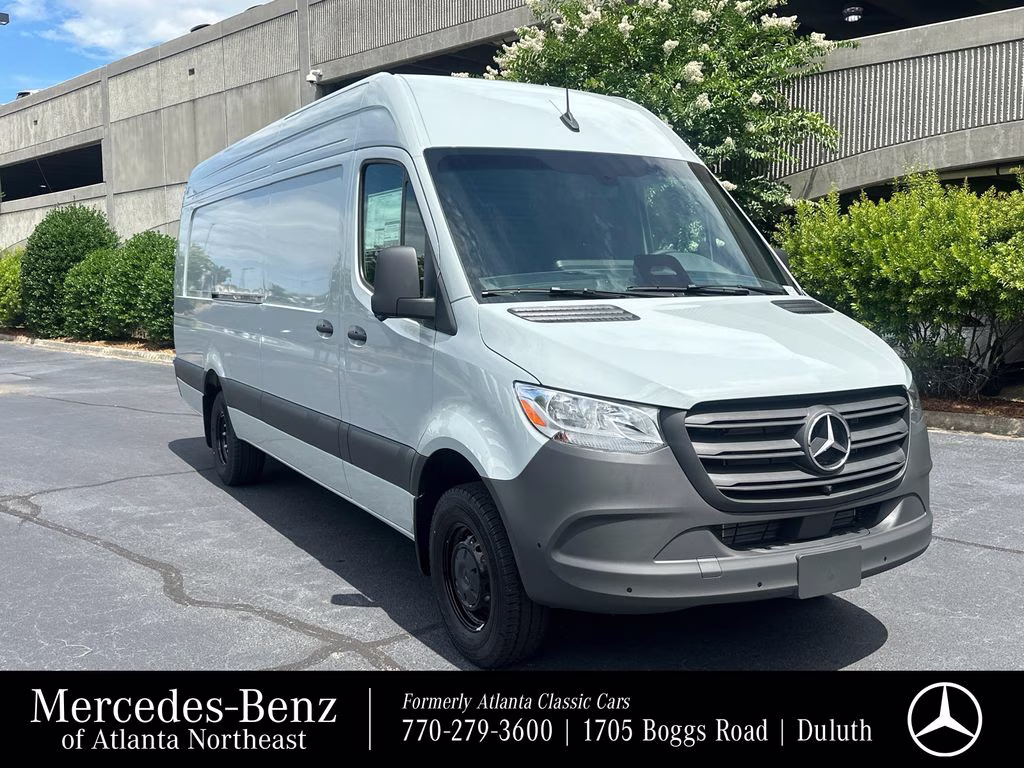 2026 Silver Gray Mercedes-Benz Sprinter 3500 Cargo 170 WB RWD Van