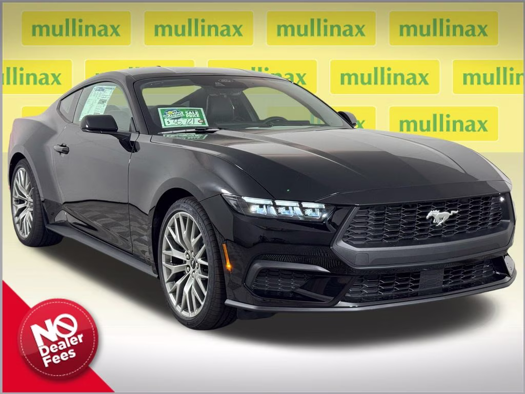2026 Shadow Black Ford Mustang EcoBoost Premium RWD Coupe