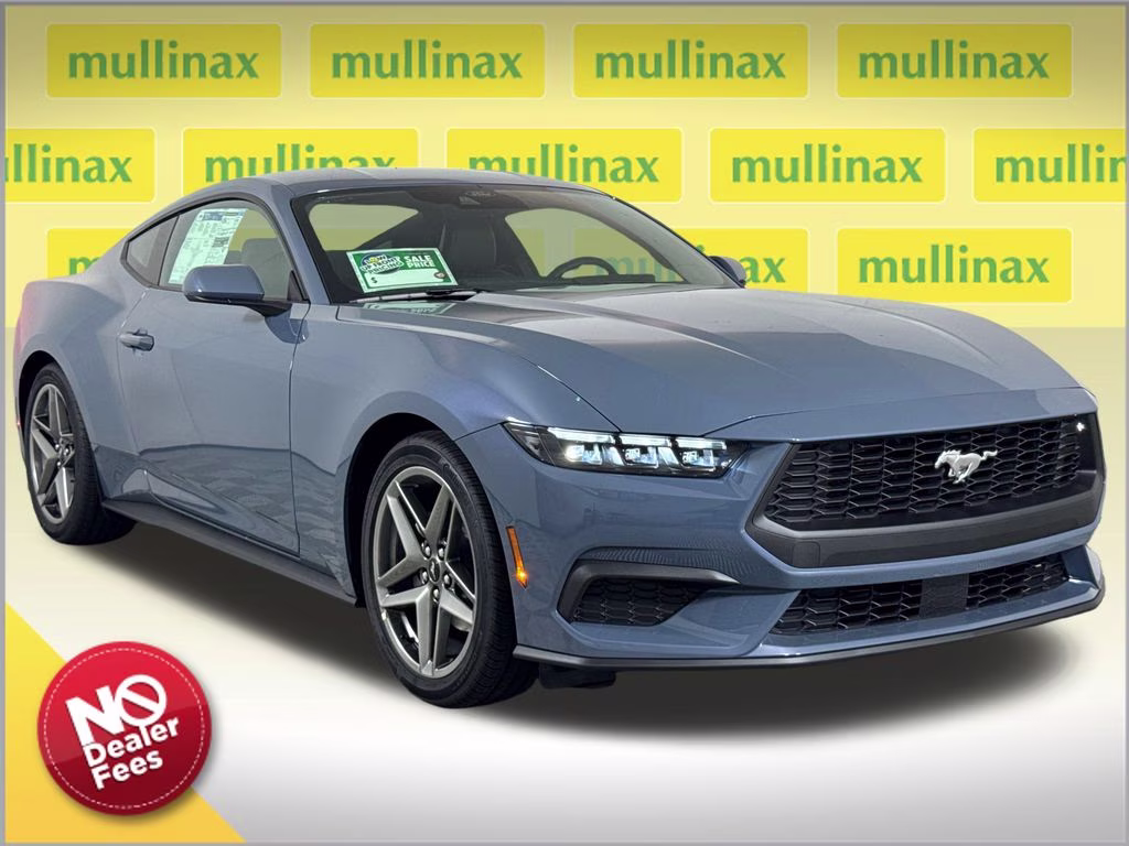 2026 Vapor Blue Metallic Ford Mustang EcoBoost Premium RWD Coupe