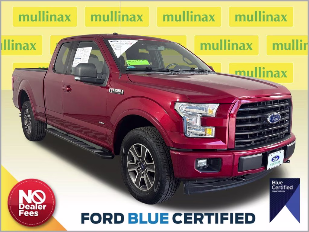 2017 Ruby Red Metallic Ford F-150 XLT 4X4 Truck