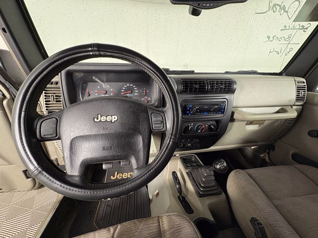 2004 Light Khaki Metallic Jeep Wrangler Rubicon 4X4 SUV