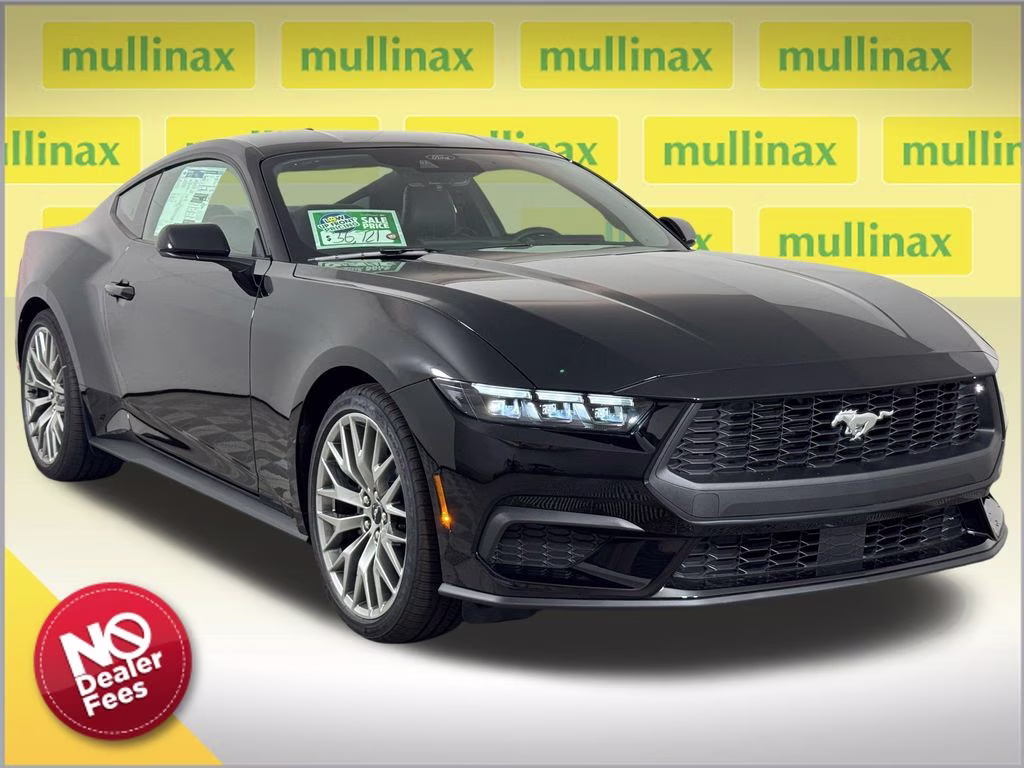2026 Shadow Black Ford Mustang EcoBoost Premium RWD Coupe