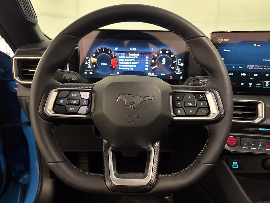 2026 Grabber Blue Metallic Ford Mustang EcoBoost Premium RWD Coupe