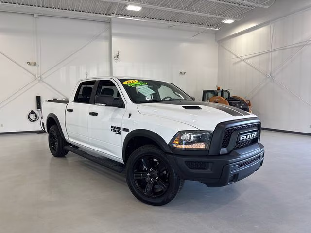 2023 Bright White Clearcoat Ram 1500 Classic Warlock 4X4 Truck