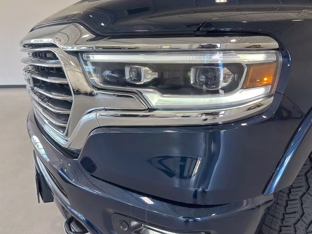 2023 Patriot Blue Pearlcoat Ram 1500 Laramie Longhorn 4X4 Truck