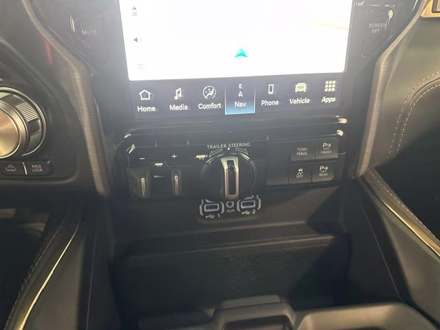 2023 Patriot Blue Pearlcoat Ram 1500 Laramie Longhorn 4X4 Truck