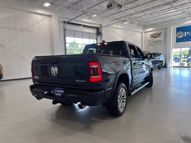 2023 Patriot Blue Pearlcoat Ram 1500 Laramie Longhorn 4X4 Truck