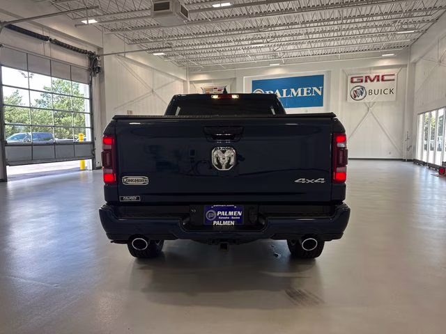 2023 Patriot Blue Pearlcoat Ram 1500 Laramie Longhorn 4X4 Truck