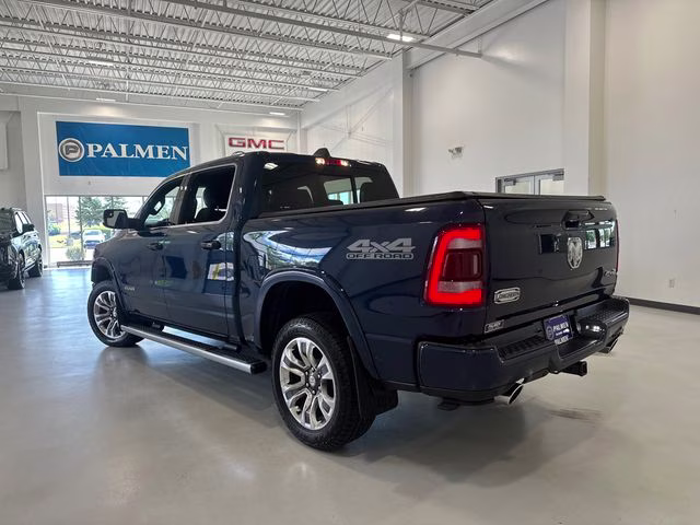 2023 Patriot Blue Pearlcoat Ram 1500 Laramie Longhorn 4X4 Truck