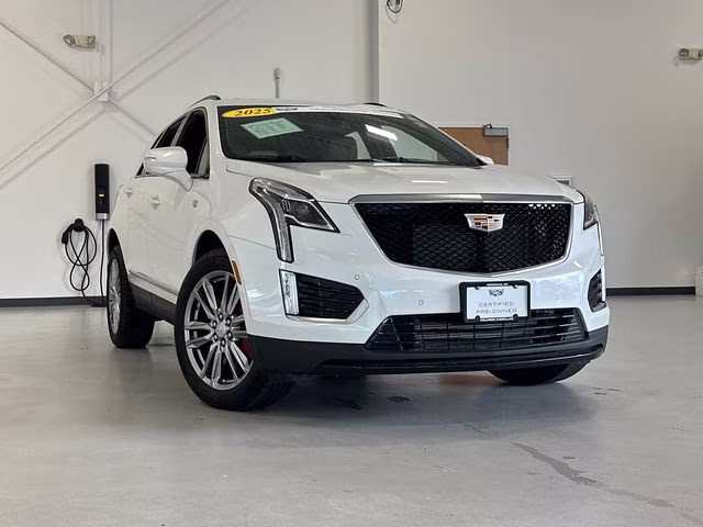 2025 Crystal White Tricoat Cadillac XT5 Sport AWD SUV