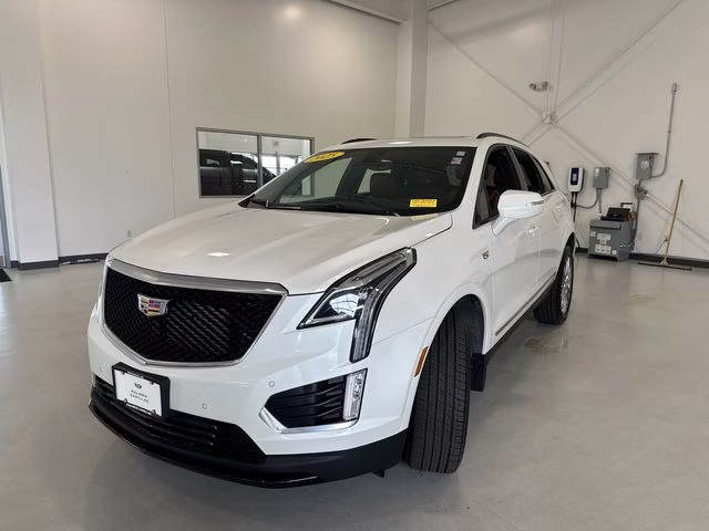 2025 Crystal White Tricoat Cadillac XT5 Sport AWD SUV