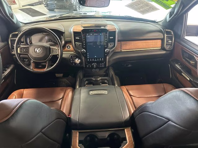 2023 Patriot Blue Pearlcoat Ram 1500 Laramie Longhorn 4X4 Truck