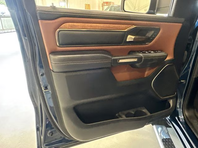 2023 Patriot Blue Pearlcoat Ram 1500 Laramie Longhorn 4X4 Truck