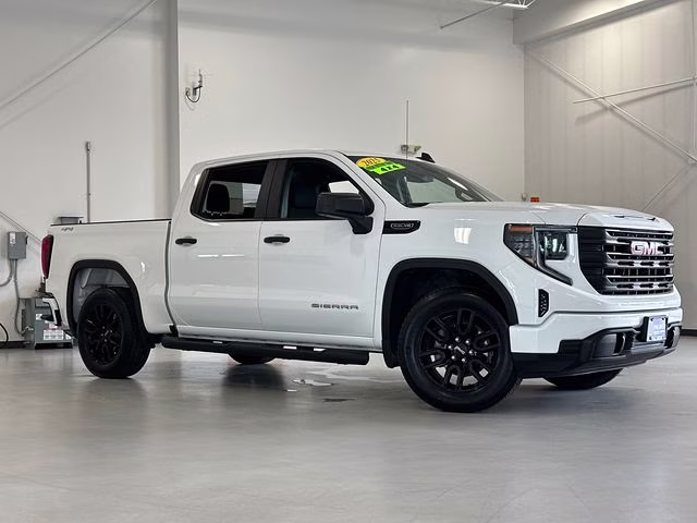 2025 Summit White GMC Sierra 1500 Pro 4X4 Truck