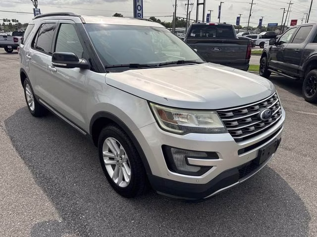 2016 Ingot Silver Ford Explorer XLT FWD SUV