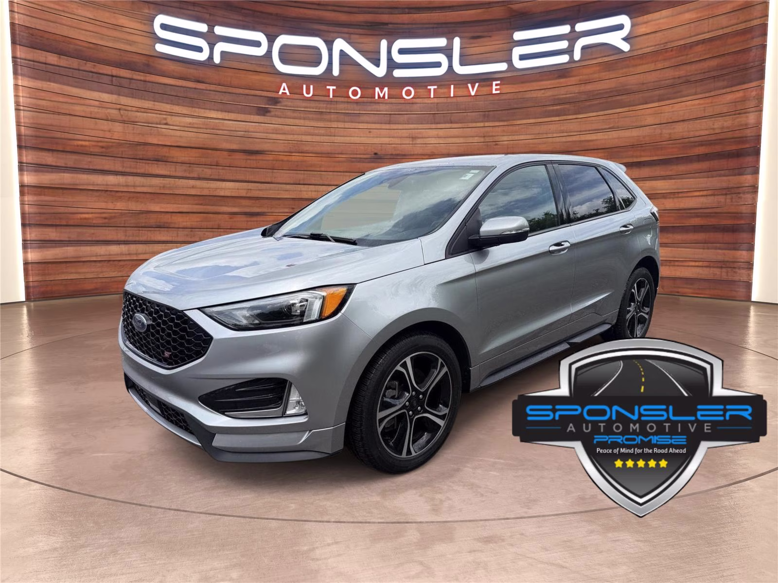 2023 Iconic Silver Metallic Ford Edge ST AWD SUV
