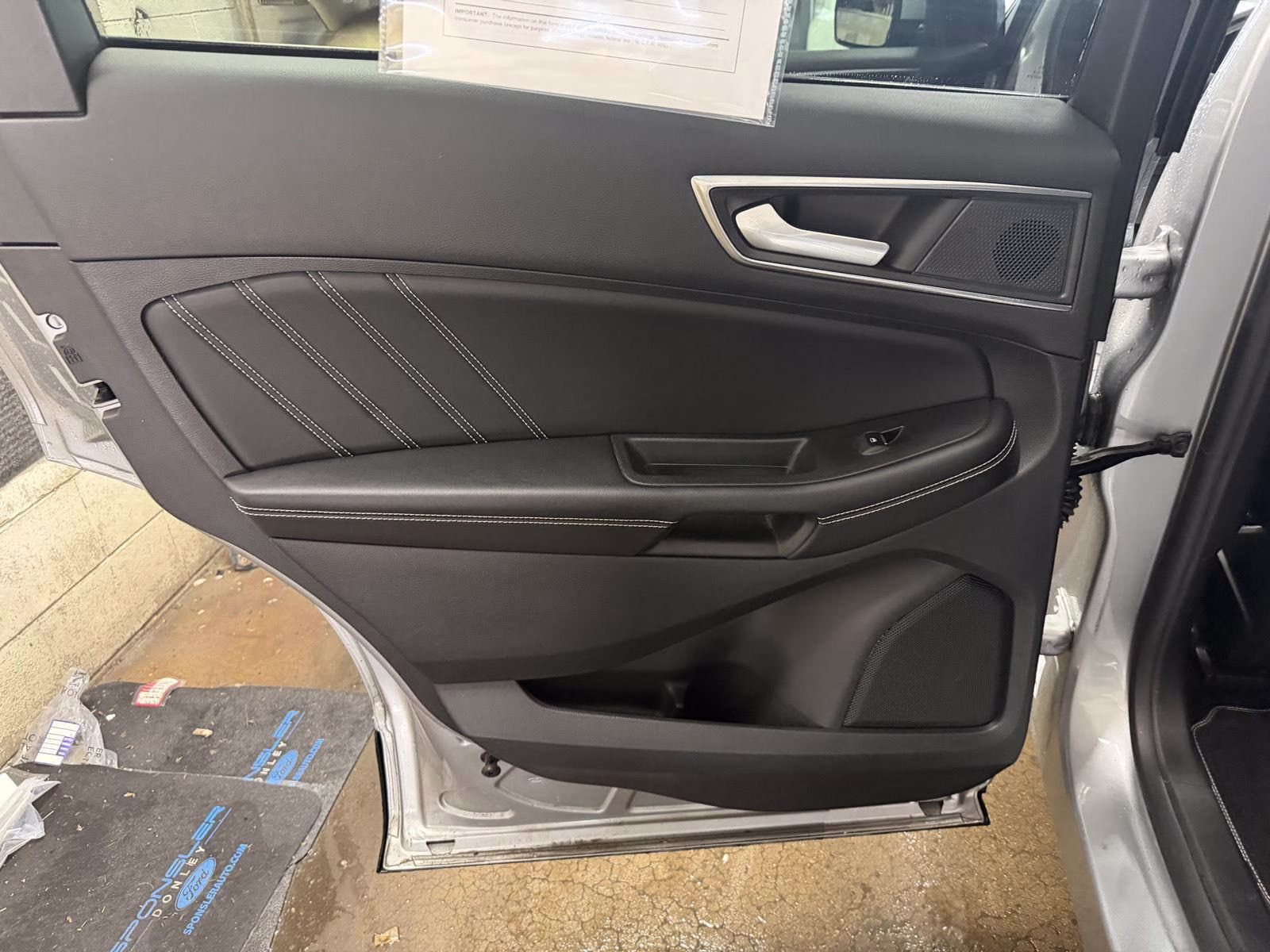 2023 Iconic Silver Metallic Ford Edge ST AWD SUV