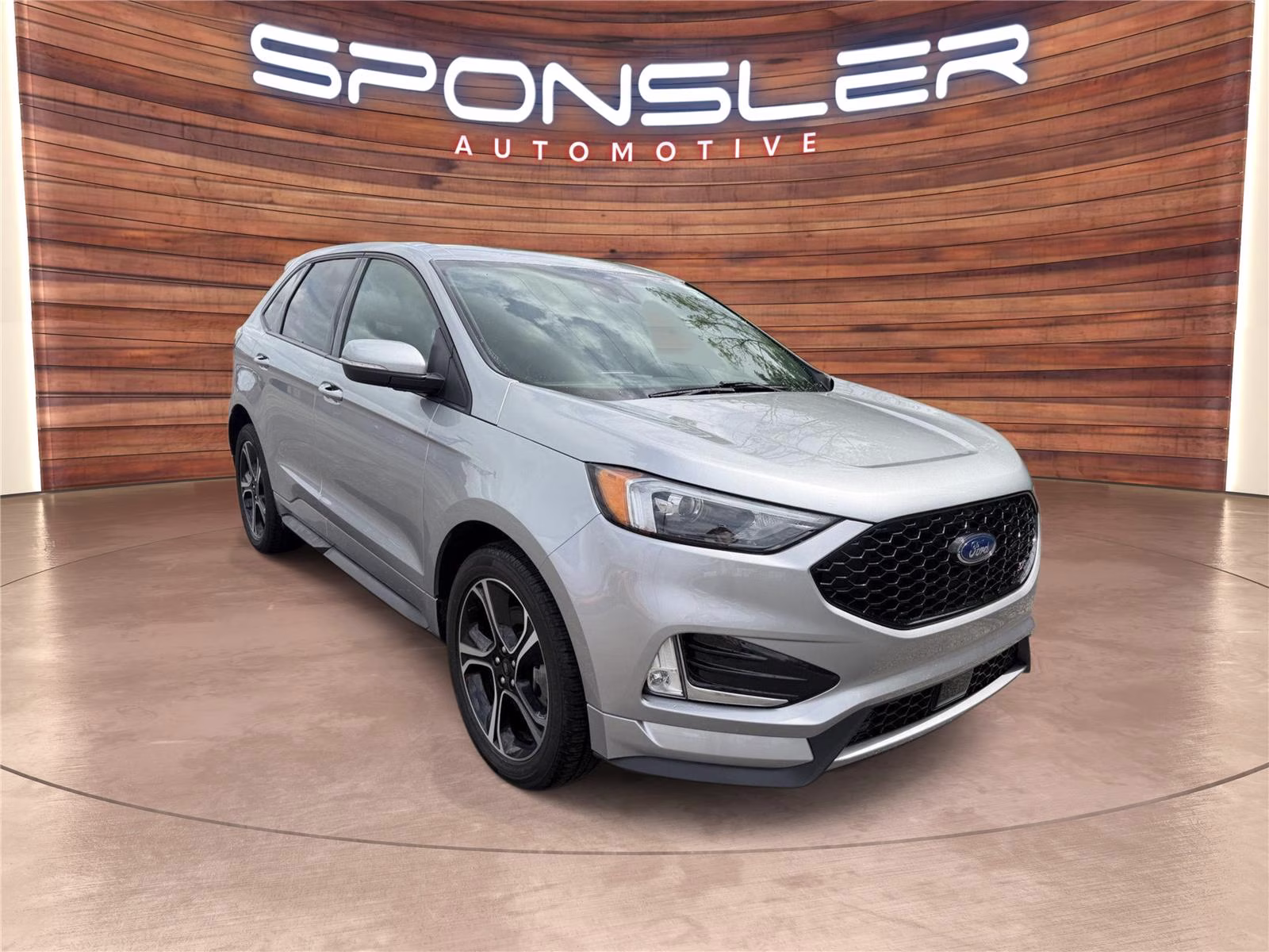2023 Iconic Silver Metallic Ford Edge ST AWD SUV