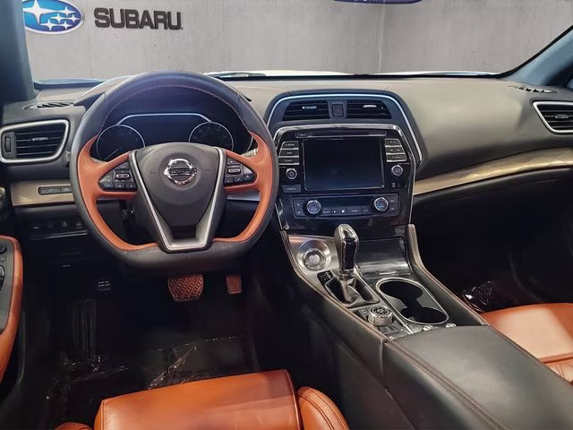 2019 Pearl White Tricoat Nissan Maxima Platinum FWD Sedan