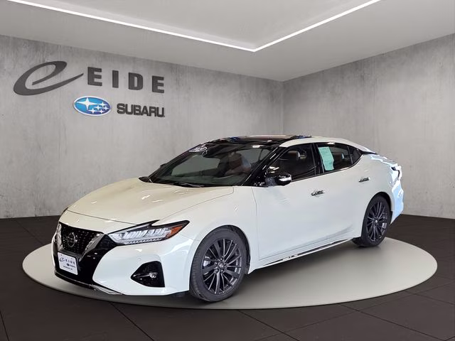 2019 Pearl White Tricoat Nissan Maxima Platinum FWD Sedan