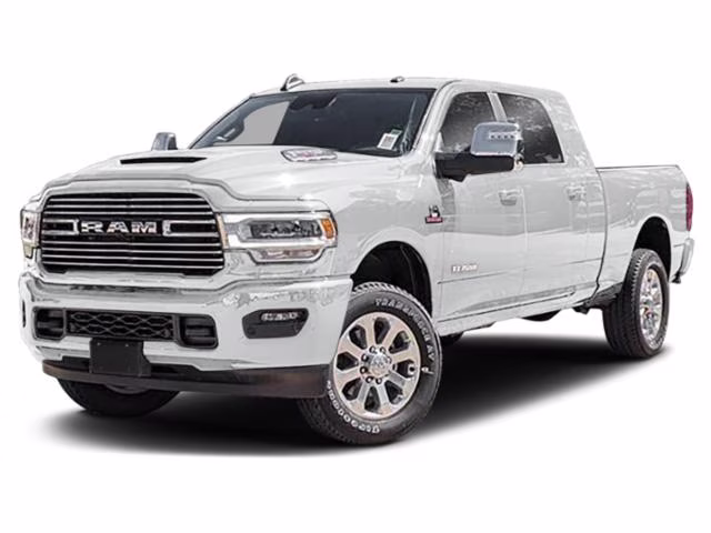 2024 Bright White Clearcoat Ram 3500 Laramie 4X4 Truck