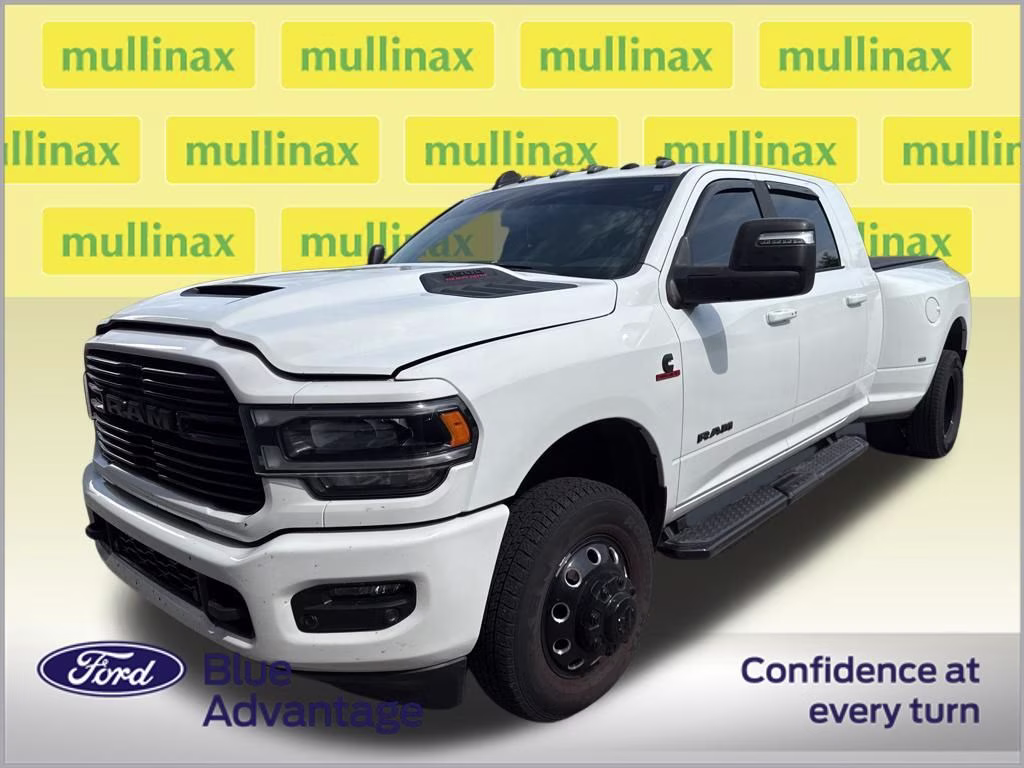 2024 Bright White Clearcoat Ram 3500 Laramie 4X4 Truck