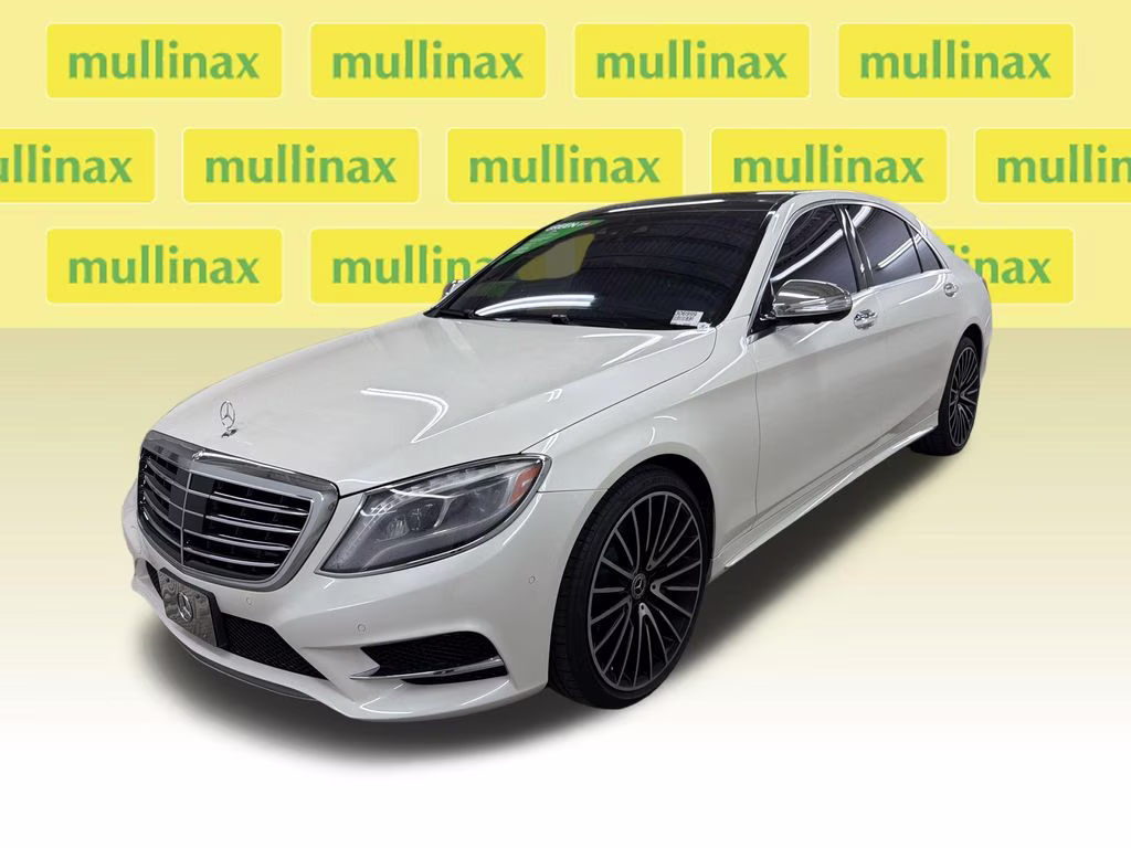 2017 designo Diamond White Metallic Mercedes-Benz S-Class S 550 RWD Sedan