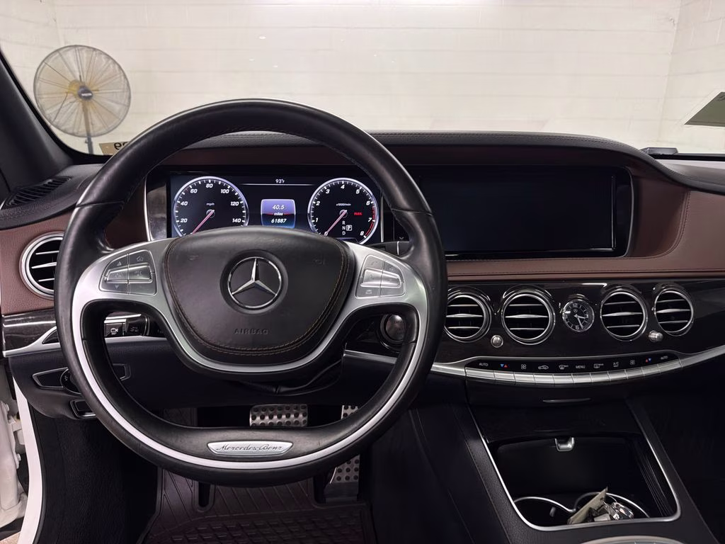 2017 designo Diamond White Metallic Mercedes-Benz S-Class S 550 RWD Sedan
