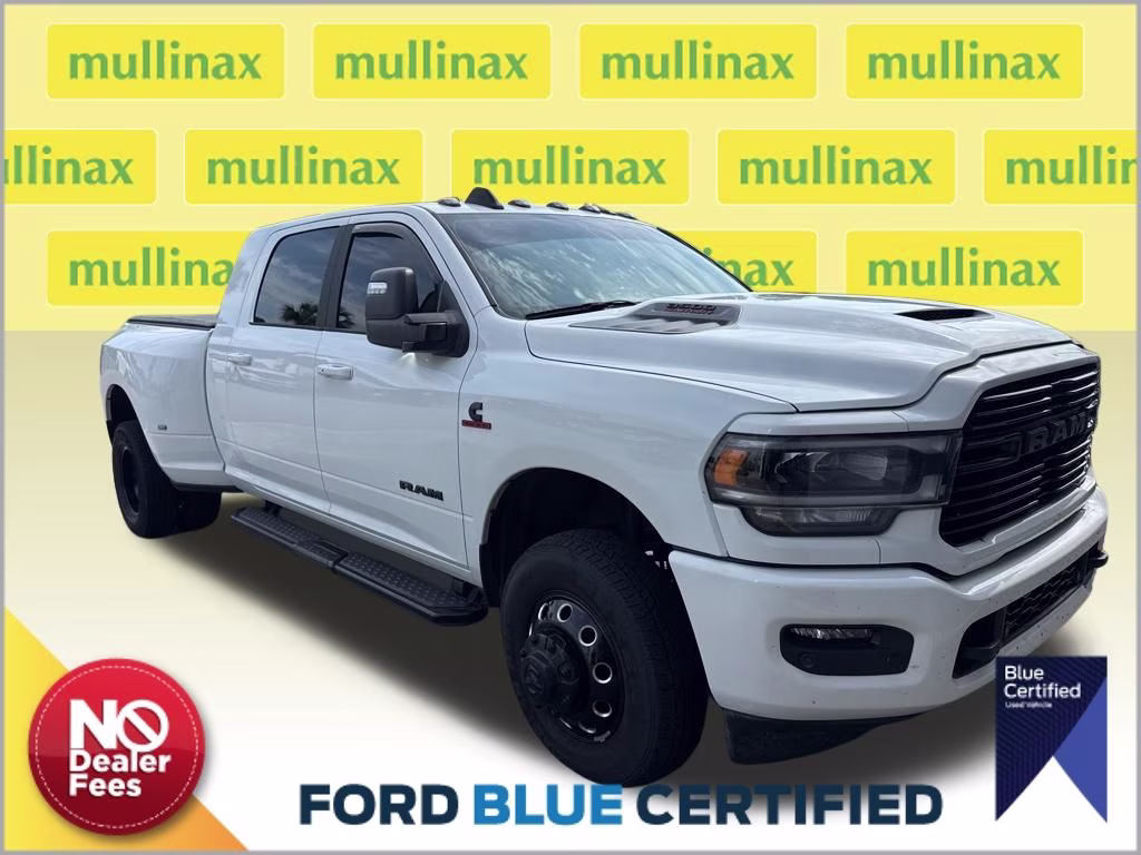 2024 Bright White Clearcoat Ram 3500 Laramie 4X4 Truck