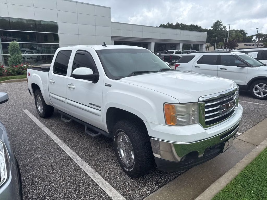 2012 Summit White GMC Sierra 1500 SLE 4X4 Truck
