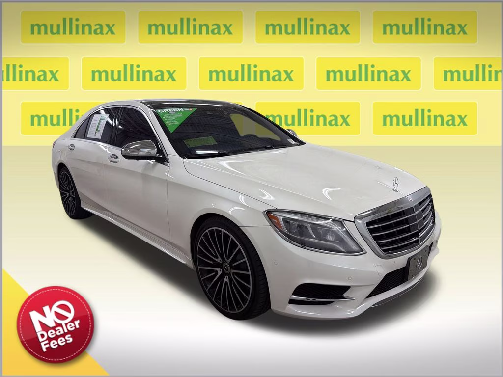2017 designo Diamond White Metallic Mercedes-Benz S-Class S 550 RWD Sedan