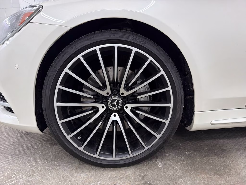 2017 designo Diamond White Metallic Mercedes-Benz S-Class S 550 RWD Sedan