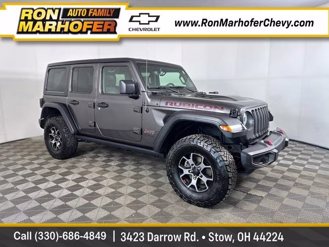 2019 Granite Crystal Metallic Clearcoat Jeep Wrangler Unlimited Rubicon 4X4 SUV