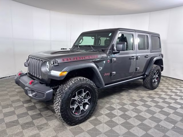 2019 Granite Crystal Metallic Clearcoat Jeep Wrangler Unlimited Rubicon 4X4 SUV