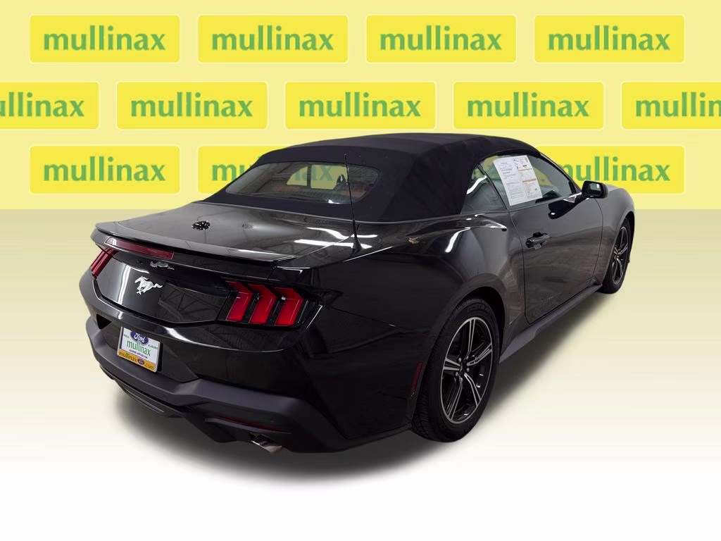 2024 Shadow Black Ford Mustang EcoBoost Premium RWD Convertible
