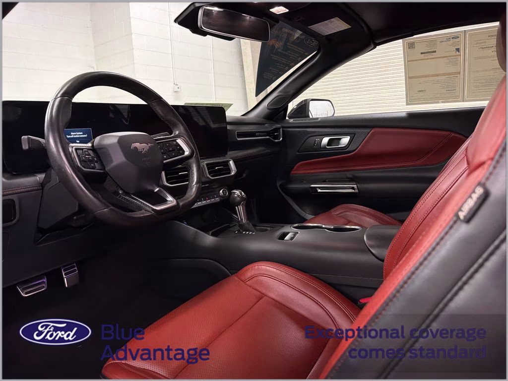 2024 Shadow Black Ford Mustang EcoBoost Premium RWD Convertible