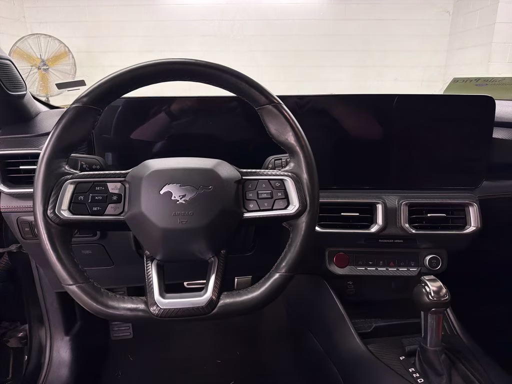 2024 Shadow Black Ford Mustang EcoBoost Premium RWD Convertible
