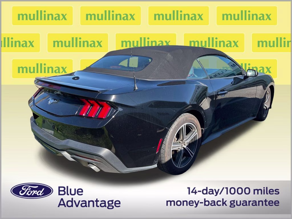 2024 Shadow Black Ford Mustang EcoBoost Premium RWD Convertible