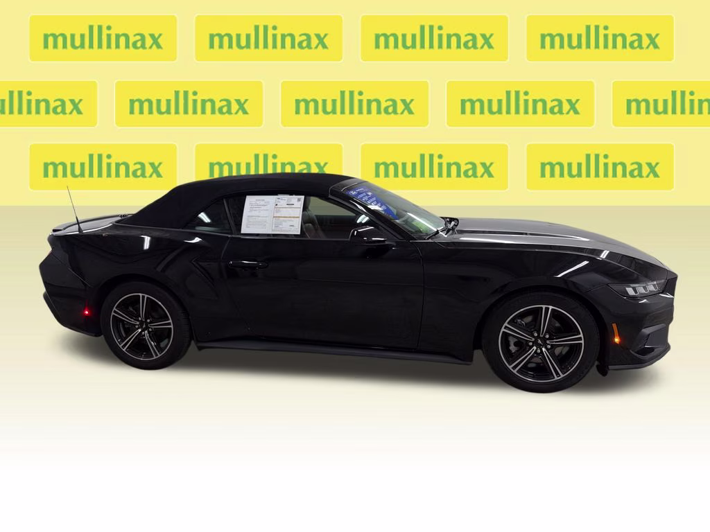 2024 Shadow Black Ford Mustang EcoBoost Premium RWD Convertible