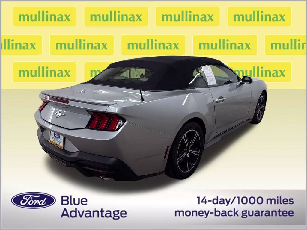 2024 Iconic Silver Metallic Ford Mustang EcoBoost Premium RWD Convertible
