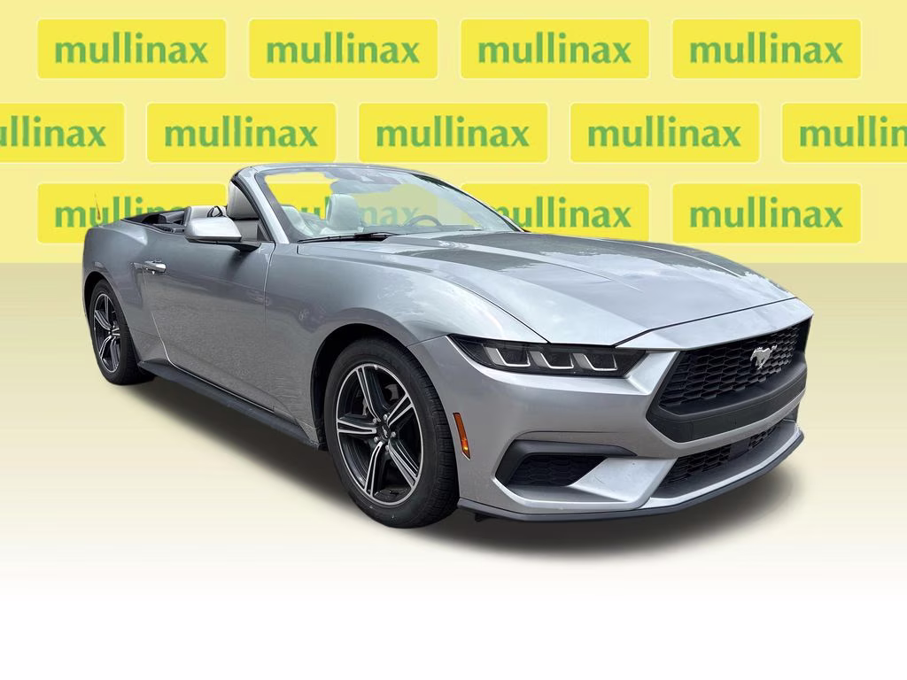2024 Iconic Silver Metallic Ford Mustang EcoBoost Premium RWD Convertible