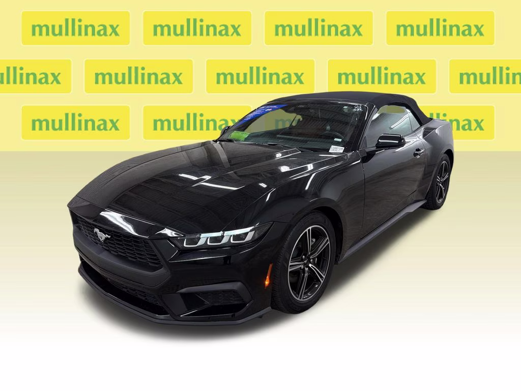 2024 Shadow Black Ford Mustang EcoBoost Premium RWD Convertible