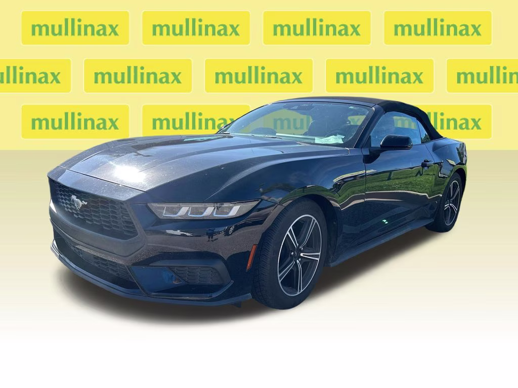 2024 Shadow Black Ford Mustang EcoBoost Premium RWD Convertible