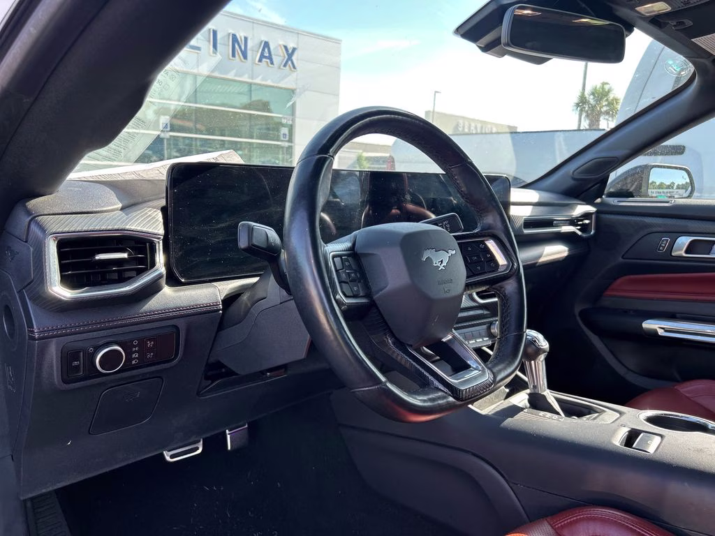 2024 Shadow Black Ford Mustang EcoBoost Premium RWD Convertible