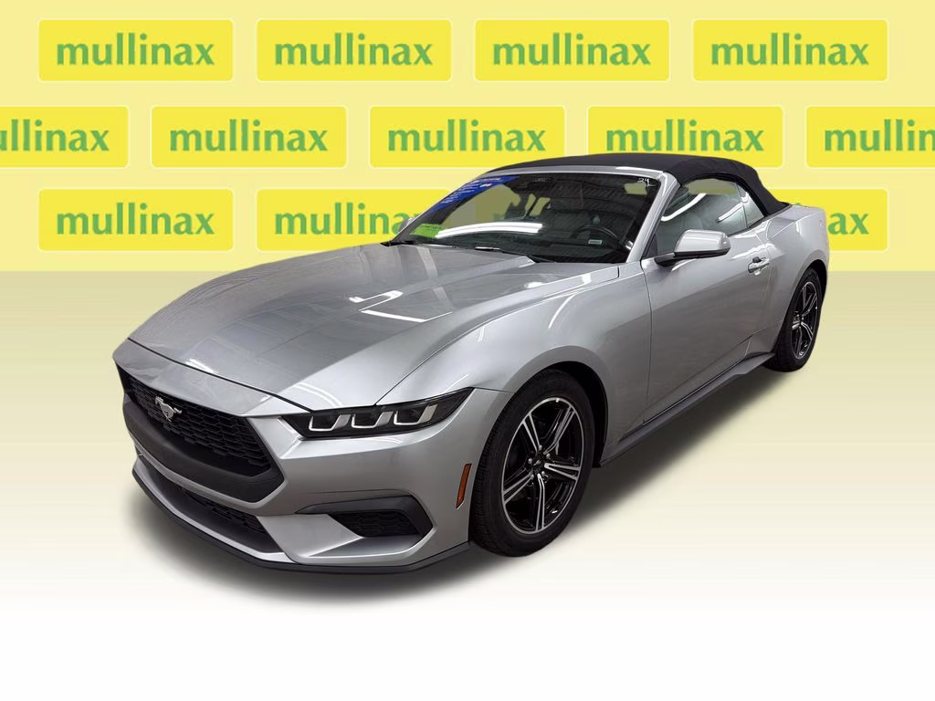 2024 Iconic Silver Metallic Ford Mustang EcoBoost Premium RWD Convertible
